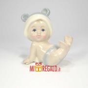 HERVIT BIMBO CON BERRETTO PORCELLANA CM. 9 Statuette in Porcellana Hervit