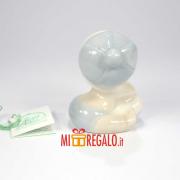 HERVIT BIMBO CUSCINO CELESTE CM.7 Statuette in Porcellana Hervit