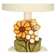 Lampada con fiore di calendula in ceramica Racconti d'Autunno, grande Lampade da Tavolo e Lanterne