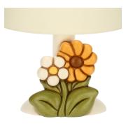 Lampada con fiore di calendula in ceramica Racconti d'Autunno, media Lampade da Tavolo e Lanterne