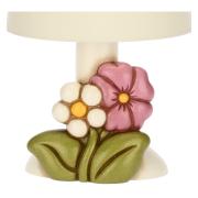 Lampada con fiore di malva in ceramica Racconti d'Autunno, piccola Lampade da Tavolo e Lanterne