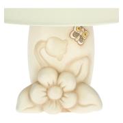 Lampada da tavolo Thun Elegance piccola con fiori e farfalla 