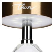 Lampada Thun ricaricabile in cristallo, oro e trasparente Lampade da Tavolo e Lanterne