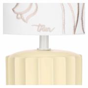 Lampada Thun tech USB-C con ricamo, gialla Lampade da Tavolo e Lanterne