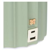 Lampada Thun tech USB-C con ricamo, verde Lampade da Tavolo e Lanterne