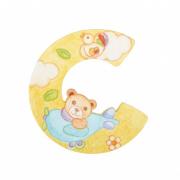 Lettera C albabeto Thun Accessori Cameretta Thun