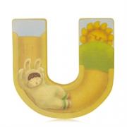 LETTERA U Lettere in Legno Thun e Wall Stickers