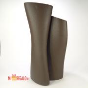 LINEA 7 VASO IN COPPIA COL. CAFFE Lineasette Ceramiche