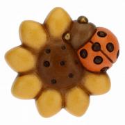 Magnete Thun linea Country con girasole cm 5x4 