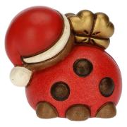 Mini animale natalizio Thun coccinella con quadrifoglio portafortuna Thun Natale Oggetti decorativi