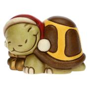 Mini animale natalizio Thun tartaruga con quadrifoglio portafortuna Thun Natale Oggetti decorativi