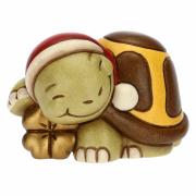 Mini animale natalizio Thun tartaruga con quadrifoglio portafortuna Thun Natale Oggetti decorativi