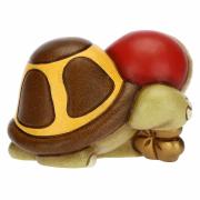 Mini animale natalizio Thun tartaruga con quadrifoglio portafortuna Thun Natale Oggetti decorativi