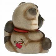 Mini animali Thun Procione Tiki cm5 con tatuaggio cuore 