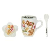 Mug Thun con poggiabustina e cucchiaino Grace 