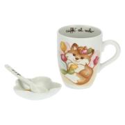 Mug Thun con poggiabustina e cucchiaino Grace 