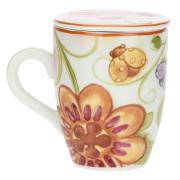 Mug Thun Fiori e Fantasia con coperchio Tazzine CaffÃ¨ Mug Tazze e Zuccheriere