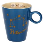 Mug Thun in porcellana Zodiaco - Bilancia Tisaniere con filtro e Mug