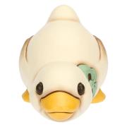 Oca Thun Julie con fiocco azzurro sdraiata Thun Animali