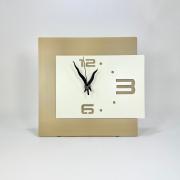 Orologio da appoggio grande in metallo, design moderno bicolore sabbia Orologi da parete e Appoggio