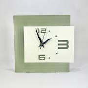 Orologio da appoggio grande in metallo, design moderno bicolore verde Orologi da parete e Appoggio