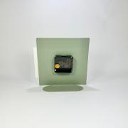 Orologio da appoggio medio in metallo, design moderno bicolore verde Orologi da parete e Appoggio