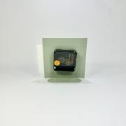Orologio da appoggio piccolo in metallo, design moderno bicolore verde Orologi da parete e Appoggio
