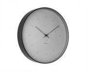 Orologio da parete moderno Karlsson cassa nera quadrante grigio cm 37 Orologi da parete e Appoggio
