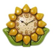 Orologio da parete Thun con girasole Thun Creazioni ceramiche per casa