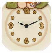 Orologio da parete Thun linea Country mini con fiori e farfalla 