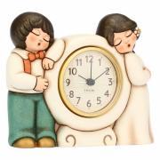 Orologio da tavolo Thun con cuore e coppia di sposi Thun Creazioni ceramiche per casa