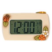 Orologio digitale da tavolo Thun Country con fiori 