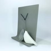 Orologio moderno con uccellini Lineasette ceramiche Orologi da parete e Appoggio