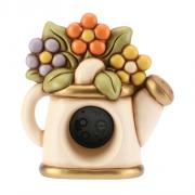Orologio Thun da tavolo Annaffiatoio con fiori Thun Creazioni ceramiche per casa