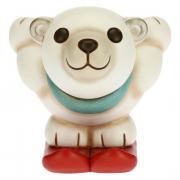 Orso polare Thun con sci 