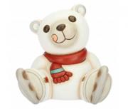 Orso Polare Thun seduto con pattini versione piccola cm 13