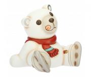 Orso Polare Thun seduto con pattini versione piccola cm 13
