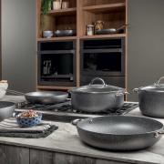 Padella antiaderente 32 cm con 1 manico Big Family, per induzione Pentole e Casseruole