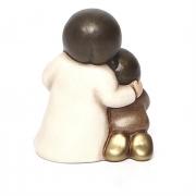 PC COPPIA DI BIMBI CHE MANGIANO PANE Presepe Classico Thun