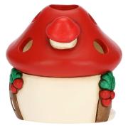 Portacandela Tealight Thun Casetta a forma di fungo Bosco Magico Thun Natale Oggetti decorativi