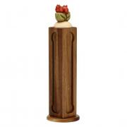 Portacapsule Thun per sistema Nespresso con fiori rossi cm34 