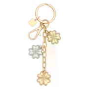 Portachiavi in metallo 3 charms quadrifogli Bigiotteria e Accessori Thun