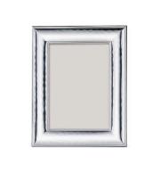 Portafoto in argento dal design moderno, cornice a fascia larga per foto cm15x20 Cornici Portafoto in Argento