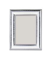 Portafoto in argento dal design moderno, cornice a fascia larga per foto cm18x24 Cornici Portafoto in Argento