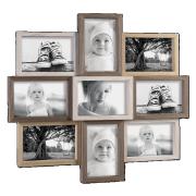 Portafoto multiplo 9 fotografie per foto collage da appendere a muro Cornici Portafoto in Legno