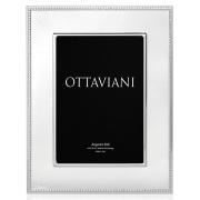 Portafoto Ottaviani, cornice per foto cm 10x15 bordo segmentato Cornici Portafoto in Argento e MiroSilver®
