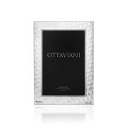 Portafoto Ottaviani in argento 999, cornice esagoni per foto cm12x17 Cornici Portafoto in Argento e MiroSilver®