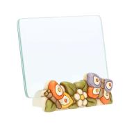 Portafoto Thun con vetro, fiori e farfalle Cornici portafoto in altri materiali