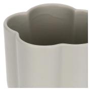 Portaspazzolini THUN a Fiore in Ceramica grigia Tessile per la Casa e il Bagno