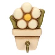 Portastrofinacci Thun 1 gancio Country Bloom margherita Thun Creazioni ceramiche per casa